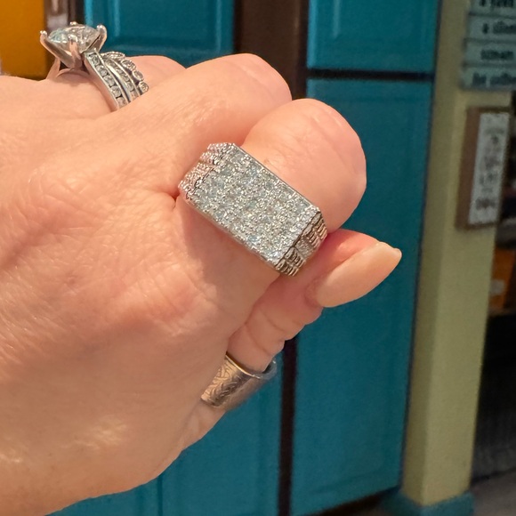 1 ctw classic rectangle style ring